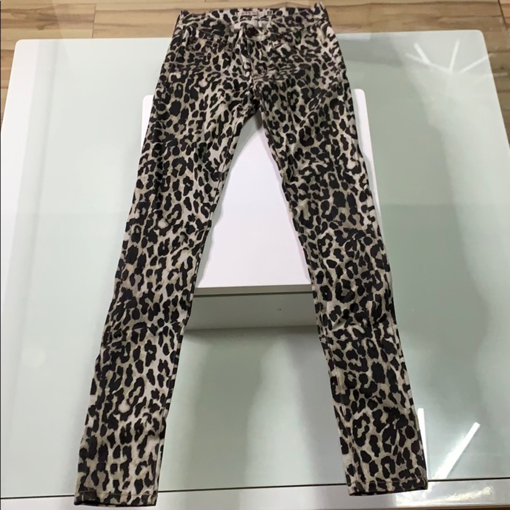 Just USA leopard print jeans